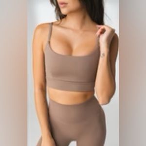 Balance Athletica/Vitality Adjustable Ignite Sports Bra in Tan/Nude